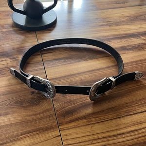 TopShop double western buckle belt